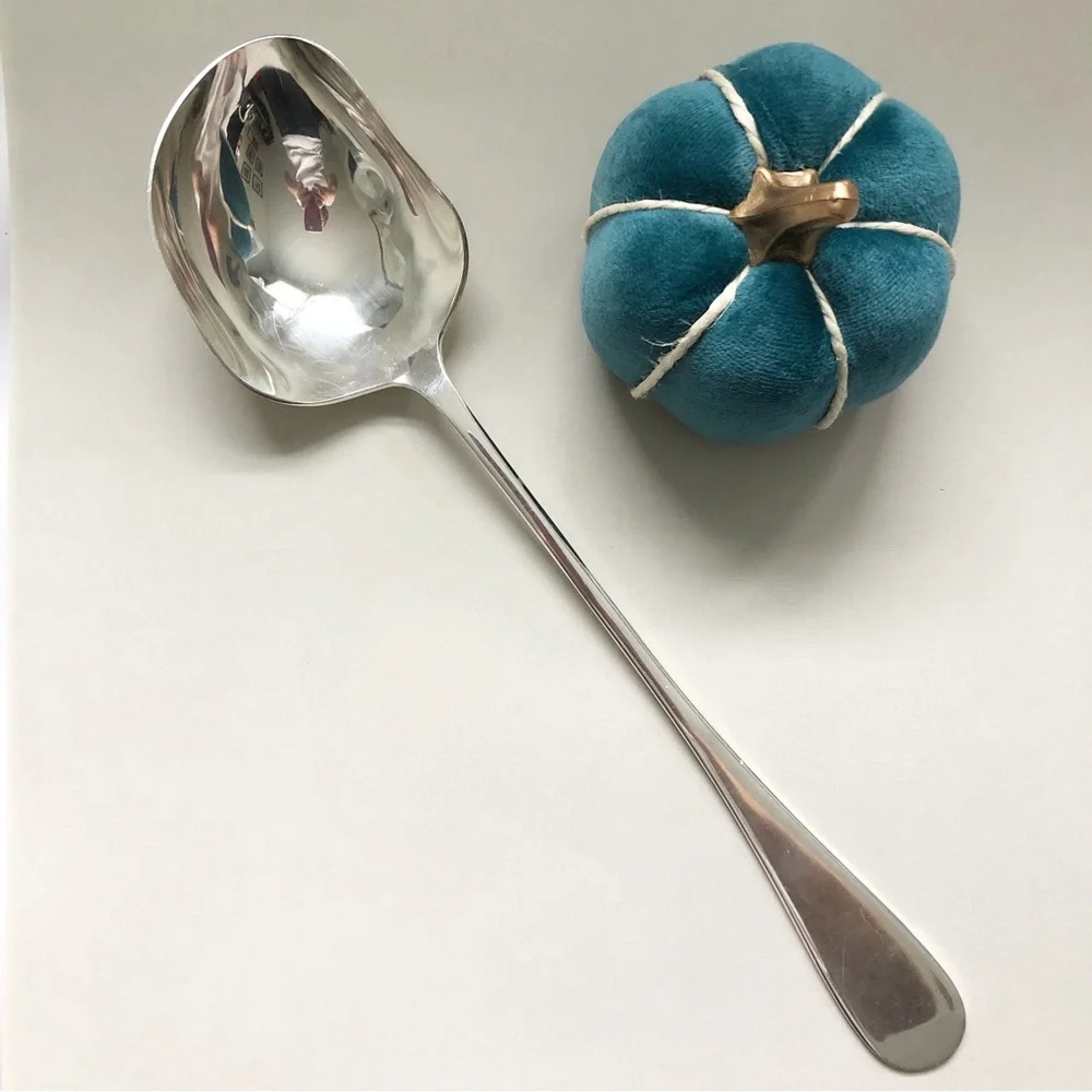 Semi Antique Victor Silver Company Silver Plated Long Handled Serving Spoon